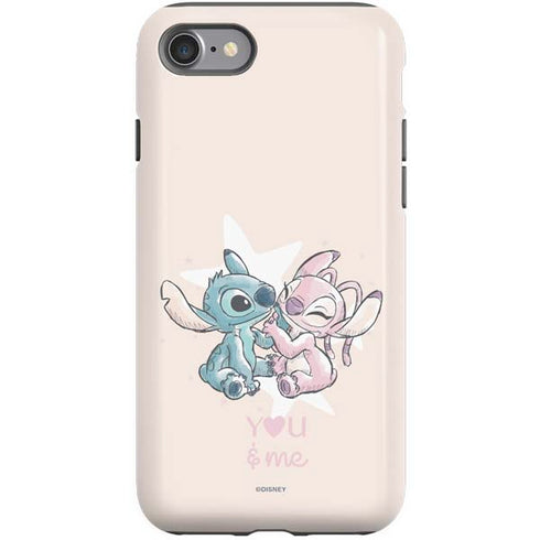 Disney Lilo and Stitch Stitch and Angel iPhone SE (2nd & 3rd Gen) Pro Case