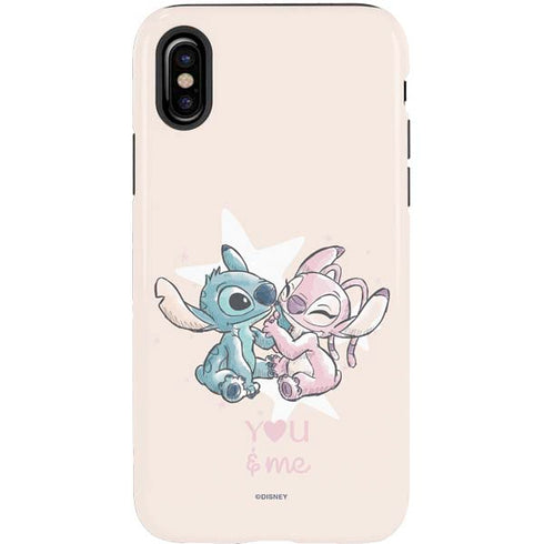 Disney Lilo and Stitch Stitch and Angel iPhone X Pro Case