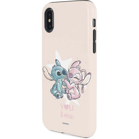 Disney Lilo and Stitch Stitch and Angel iPhone X Pro Case
