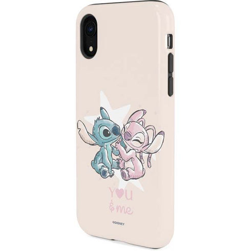 Disney Lilo and Stitch Stitch and Angel iPhone XR Pro Case