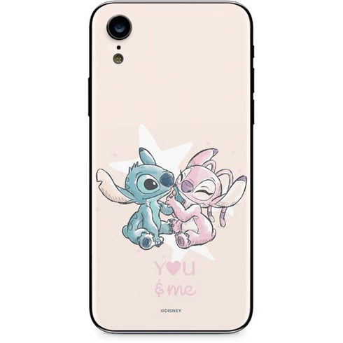 Disney Lilo and Stitch Stitch and Angel iPhone XR Skin
