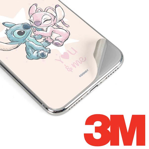 Disney Lilo and Stitch Stitch and Angel iPhone XS Skin