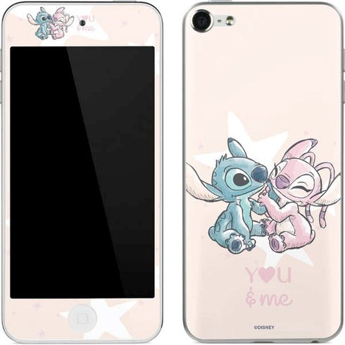 Disney Lilo and Stitch Stitch and Angel Apple iPod Skin