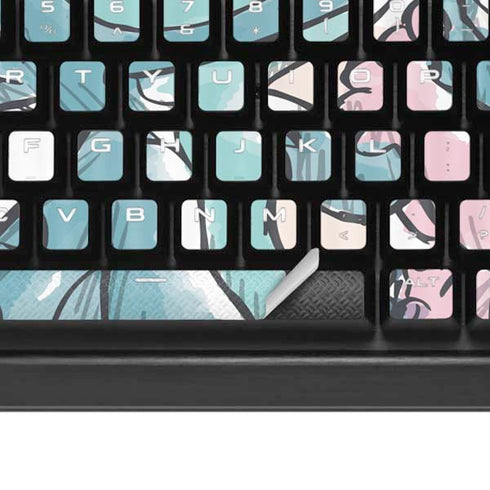 Disney Lilo and Stitch Stitch and Angel K95 RGB PLATINUM Mechanical Gaming Keyboard Skin