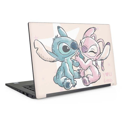 Disney Lilo and Stitch Stitch and Angel Dell Latitude Skin