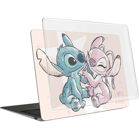 Disney Lilo and Stitch Stitch and Angel MacBook Air 13in (2020) Case plus Skin