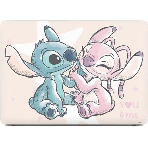 Disney Lilo and Stitch Stitch and Angel Apple MacBook Air Skin
