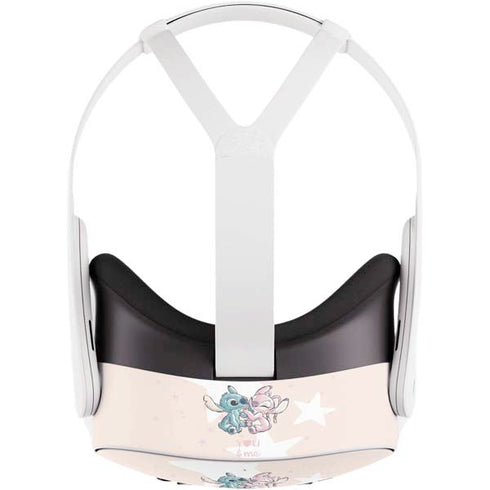 Disney Lilo and Stitch Stitch and Angel Meta Quest 3S Skin