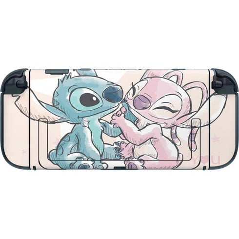 Disney Lilo and Stitch Stitch and Angel Nintendo Switch 2 (2025) with Joy-Con Skin