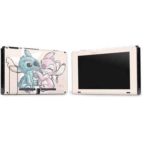 Disney Lilo and Stitch Stitch and Angel Nintendo Switch Bundle Skin