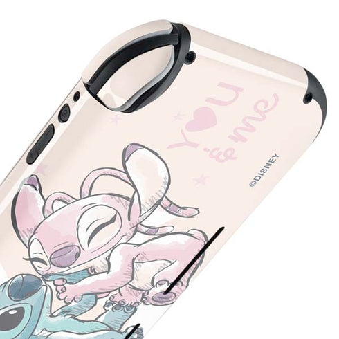 Disney Lilo and Stitch Stitch and Angel Nintendo Switch Lite Skin