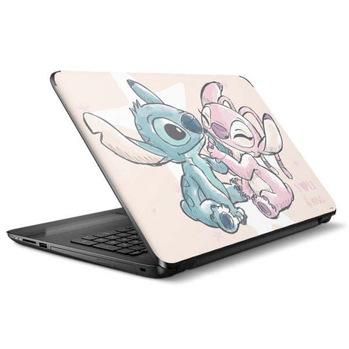 Disney Lilo and Stitch Stitch and Angel HP Notebook Skin