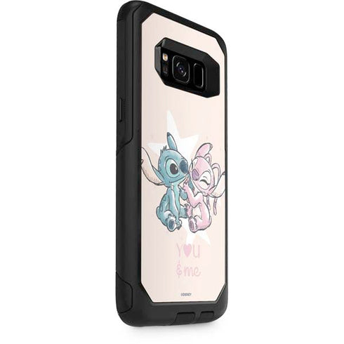 Disney Lilo and Stitch Stitch and Angel Otterbox Commuter Galaxy Skin