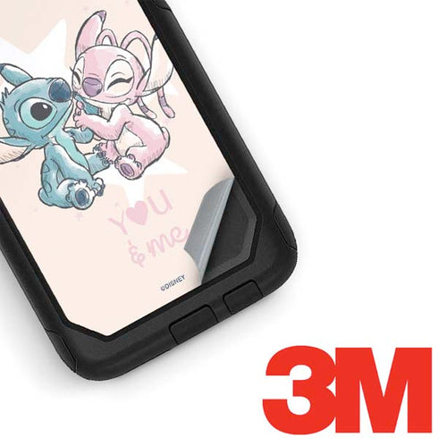 Disney Lilo and Stitch Stitch and Angel Otterbox Commuter Galaxy Skin