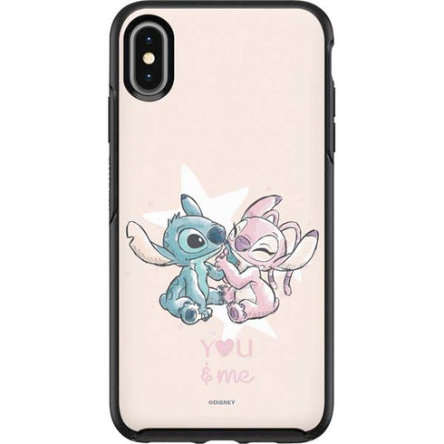 Disney Lilo and Stitch Stitch and Angel Otterbox Symmetry iPhone Skin