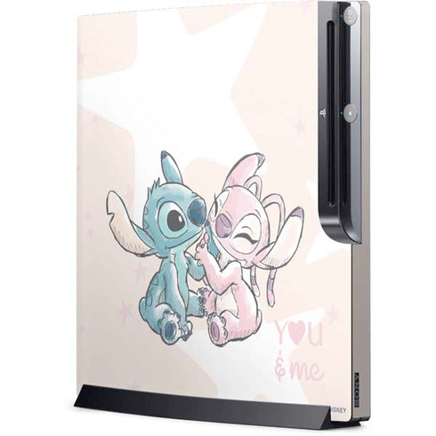 Disney Lilo and Stitch Stitch and Angel Playstation 3 & PS3 Slim Skin