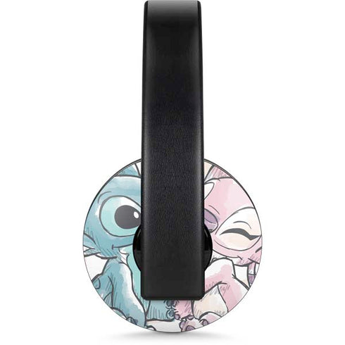 Disney Lilo and Stitch Stitch and Angel PlayStation 4 Gold Wireless Headset Skin