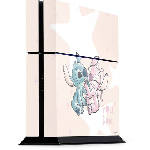 Disney Lilo and Stitch Stitch and Angel PS4 Console Skin