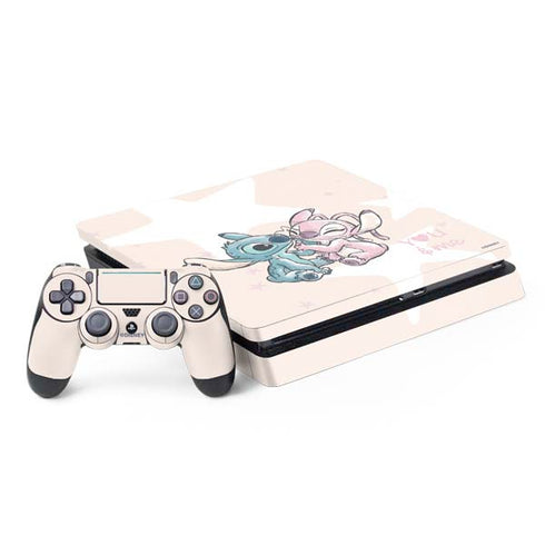 Disney Lilo and Stitch Stitch and Angel PS4 Slim Bundle Skin