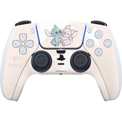 Disney Lilo and Stitch Stitch and Angel PS5 Controller Skin