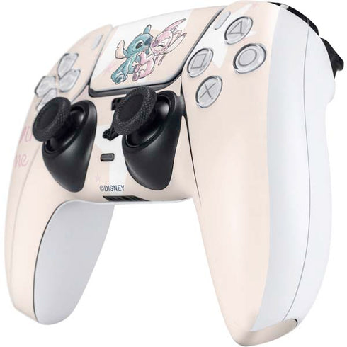 Disney Lilo and Stitch Stitch and Angel PS5 Controller Skin