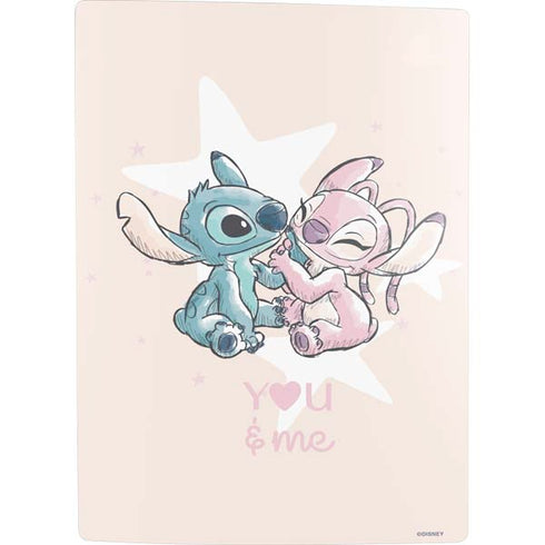 Disney Lilo and Stitch Stitch and Angel PS5 Digital Edition Console Skin