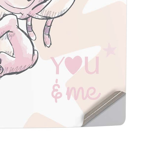 Disney Lilo and Stitch Stitch and Angel PS5 Pro Disk Console Skin