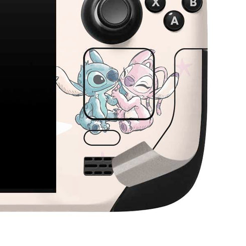 Disney Lilo and Stitch Stitch and Angel Steam Deck Handheld Gaming Computer Skin