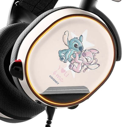Disney Lilo and Stitch Stitch and Angel SteelSeries Arctis 3 Skin