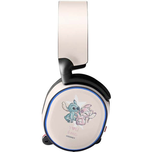 Disney Lilo and Stitch Stitch and Angel SteelSeries Arctis 5 Skin