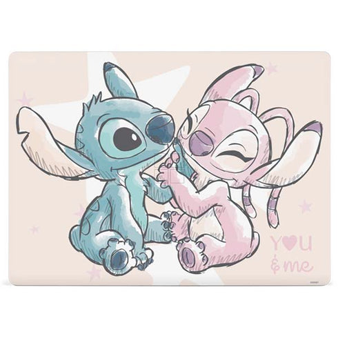 Disney Lilo and Stitch Stitch and Angel Surface Laptop 2 Skin