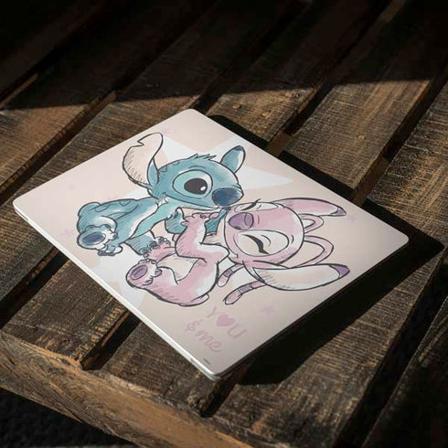 Disney Lilo and Stitch Stitch and Angel Surface Laptop 2 Skin