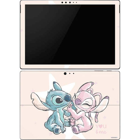Disney Lilo and Stitch Stitch and Angel Surface Pro 6 Skin