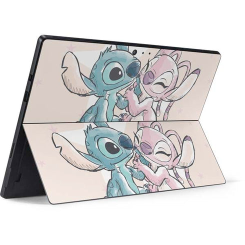 Disney Lilo and Stitch Stitch and Angel Surface Pro 6 Skin