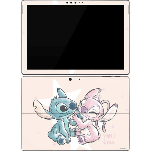 Disney Lilo and Stitch Stitch and Angel Surface Pro 7 Skin