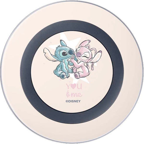 Disney Lilo and Stitch Stitch and Angel Wireless Charger Skin