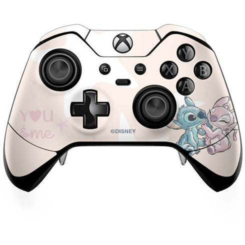 Disney Lilo and Stitch Stitch and Angel Xbox One Elite Controller Skin