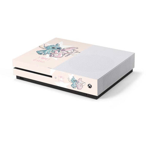 Disney Lilo and Stitch Stitch and Angel Xbox One S Console Skin