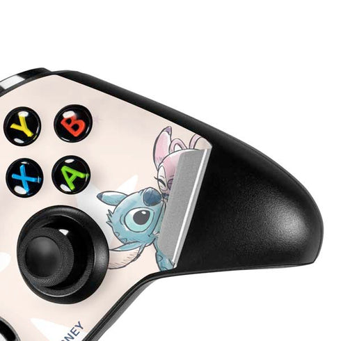 Disney Lilo and Stitch Stitch and Angel Xbox One S Controller Skin