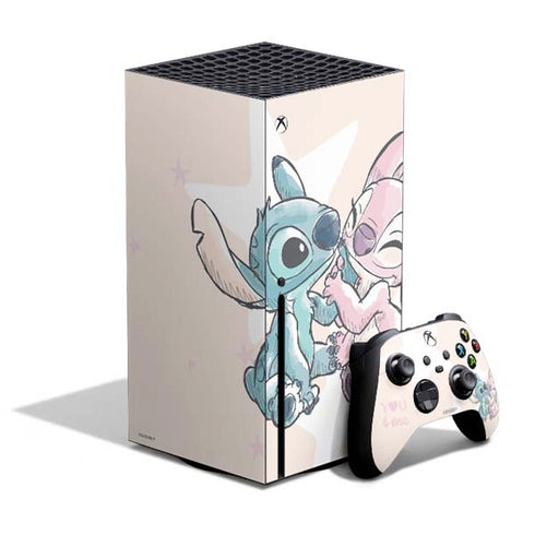 Disney Lilo and Stitch Stitch and Angel Xbox Series X Skins