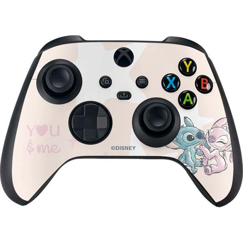 Disney Lilo and Stitch Stitch and Angel Xbox Series X Controller Skin