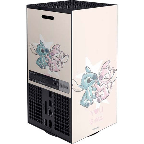 Disney Lilo and Stitch Stitch and Angel XBox Series X Digital Edition Console Skin