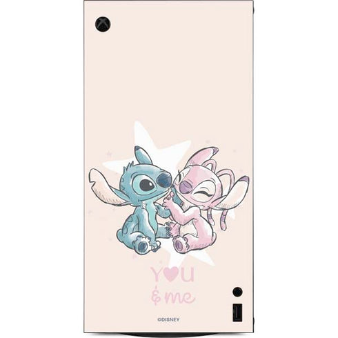 Disney Lilo and Stitch Stitch and Angel XBox Series X Digital Edition Console Skin