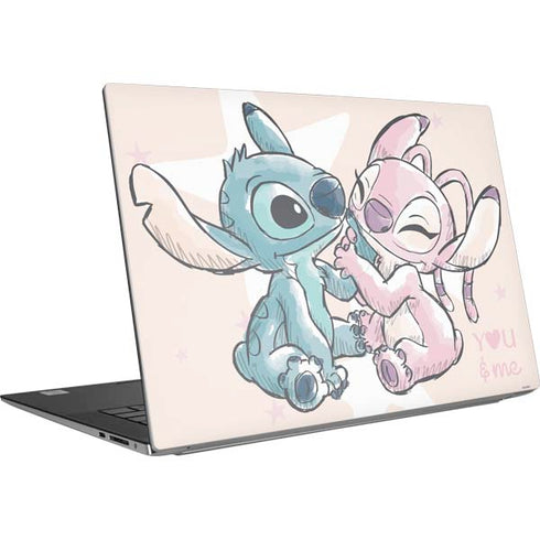 Disney Lilo and Stitch Stitch and Angel Dell XPS Skin