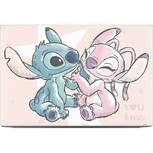 Disney Lilo and Stitch Stitch and Angel Dell XPS Skin
