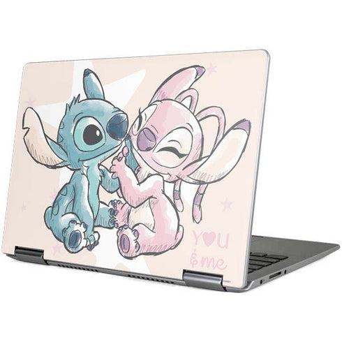 Disney Lilo and Stitch Stitch and Angel Yoga 710 14in Skin