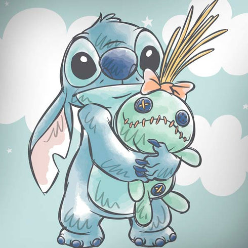 Disney Lilo and Stitch Stitch and Scrump Dell Alienware Skin
