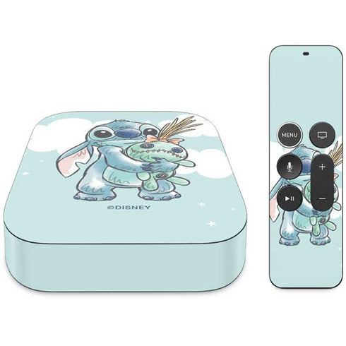 Disney Lilo and Stitch Stitch and Scrump Apple TV Skin