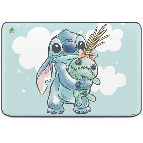 Disney Lilo and Stitch Stitch and Scrump HP Chromebook Skin