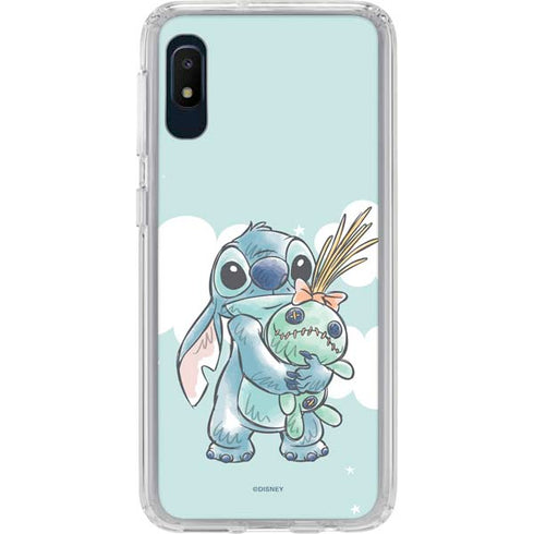 Disney Lilo and Stitch Stitch and Scrump Galaxy A10e Clear Case